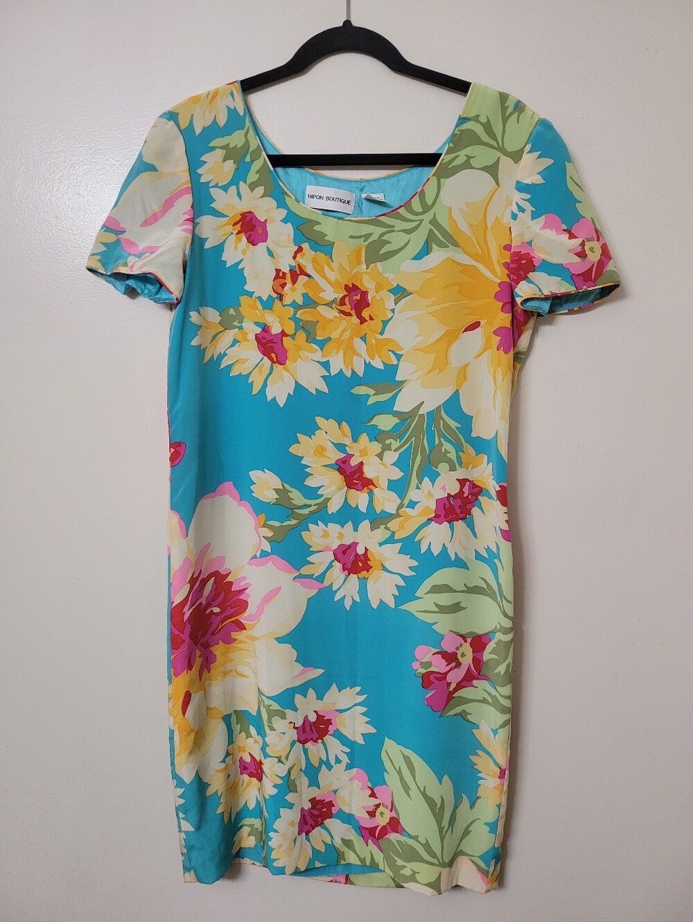 Nipon Boutique 100% Silk Floral Dress - Petite